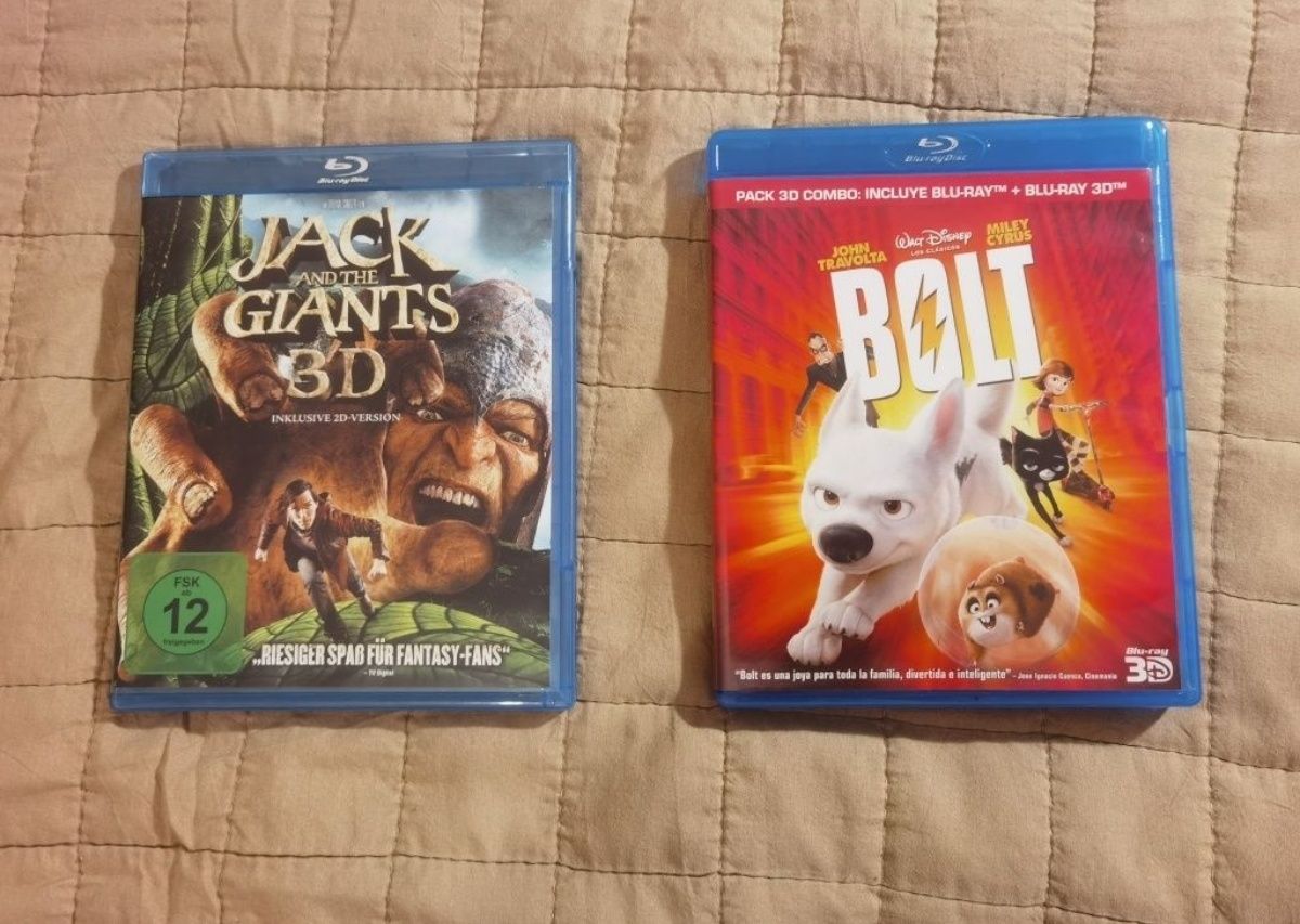 Filme 3d blu-ray Bolt Jack and the Giants 3D bluray