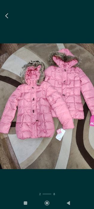 Новые пуховики на девочек, на рост 158 и 164