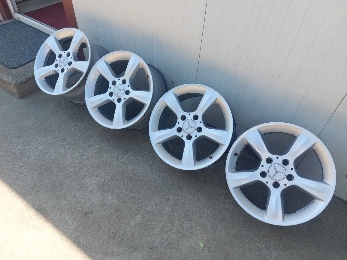 Jante aluminiu r16 / Mercedes Vw Audi Skoda Seat / 5x112/ DOUA LATIMI
