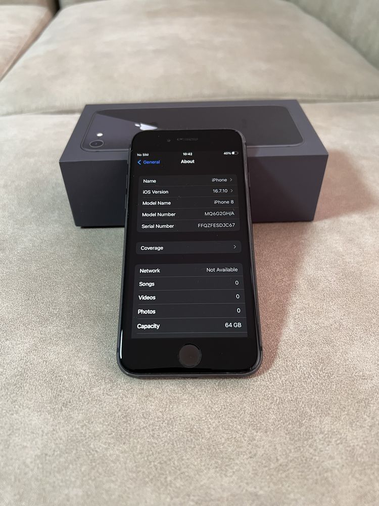 Iphone 8 64GB Black