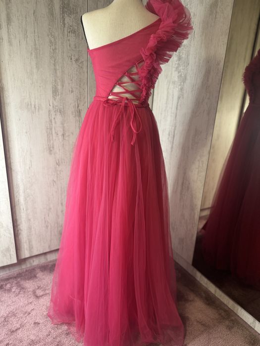 Rochie fuchsia elegantă – mărimea S – Nouă