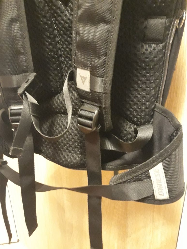 Backpack Dainese D-Exchange negru rucsac motocicleta, protectie ploaie