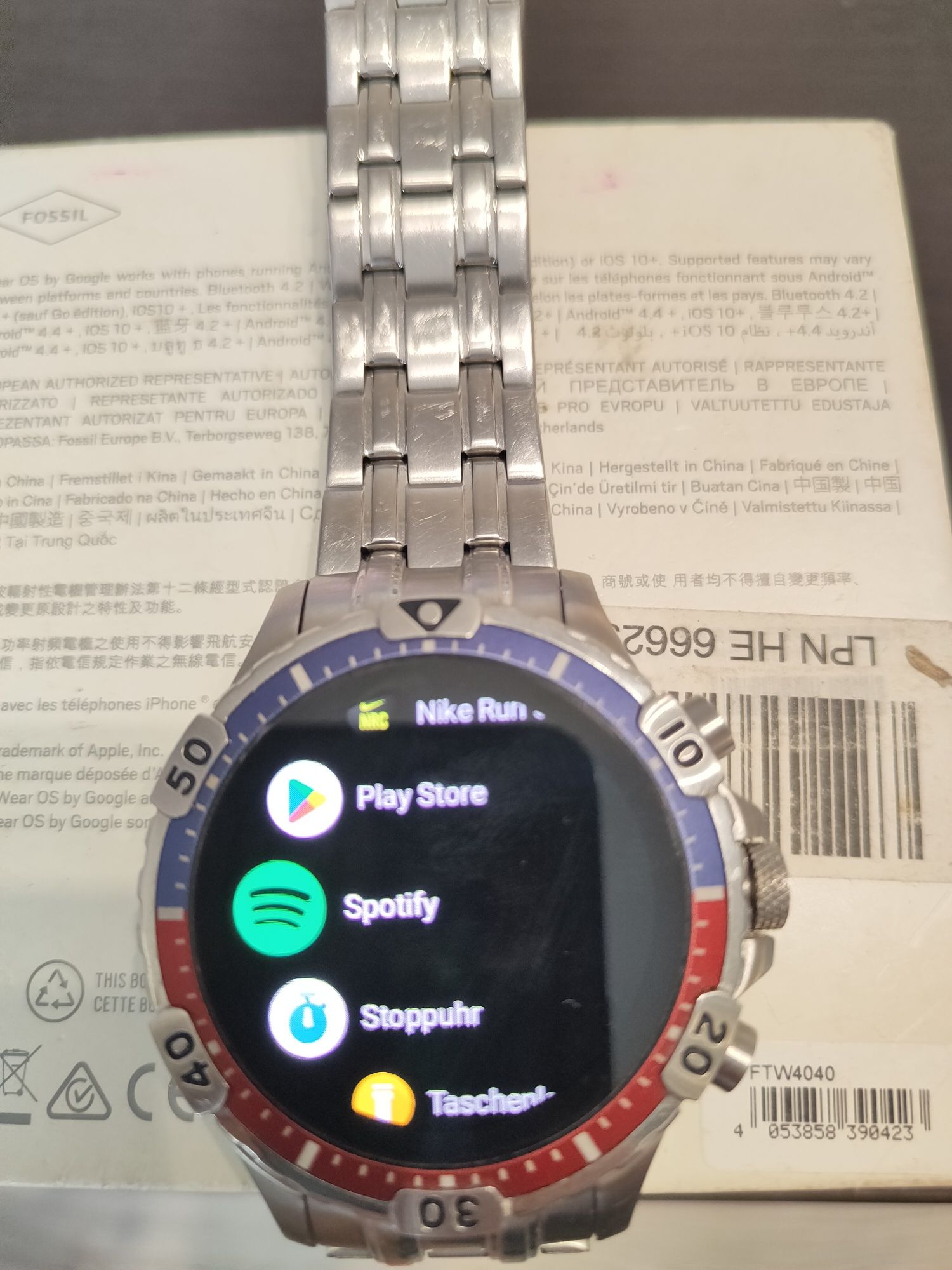 Fossil garet5,smart watch.