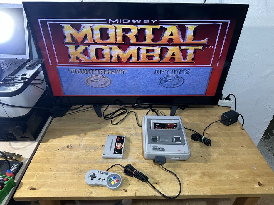 Consola vintage super nintendo veche de colectie