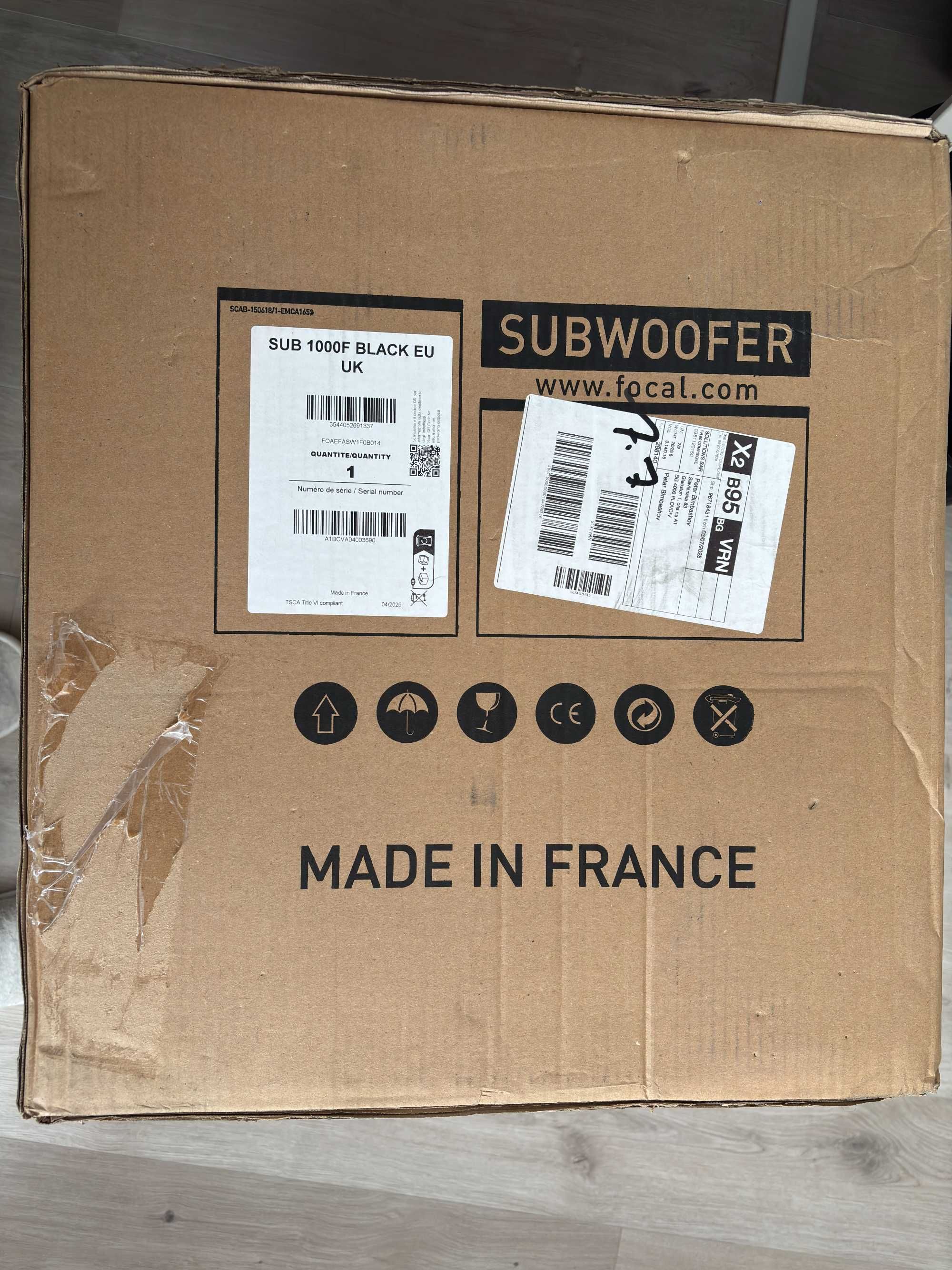 Fоcal subwoofer 1000F