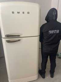 хладилник с фризер SMEG FAB50PO десни панти, 80 см Total No Frost