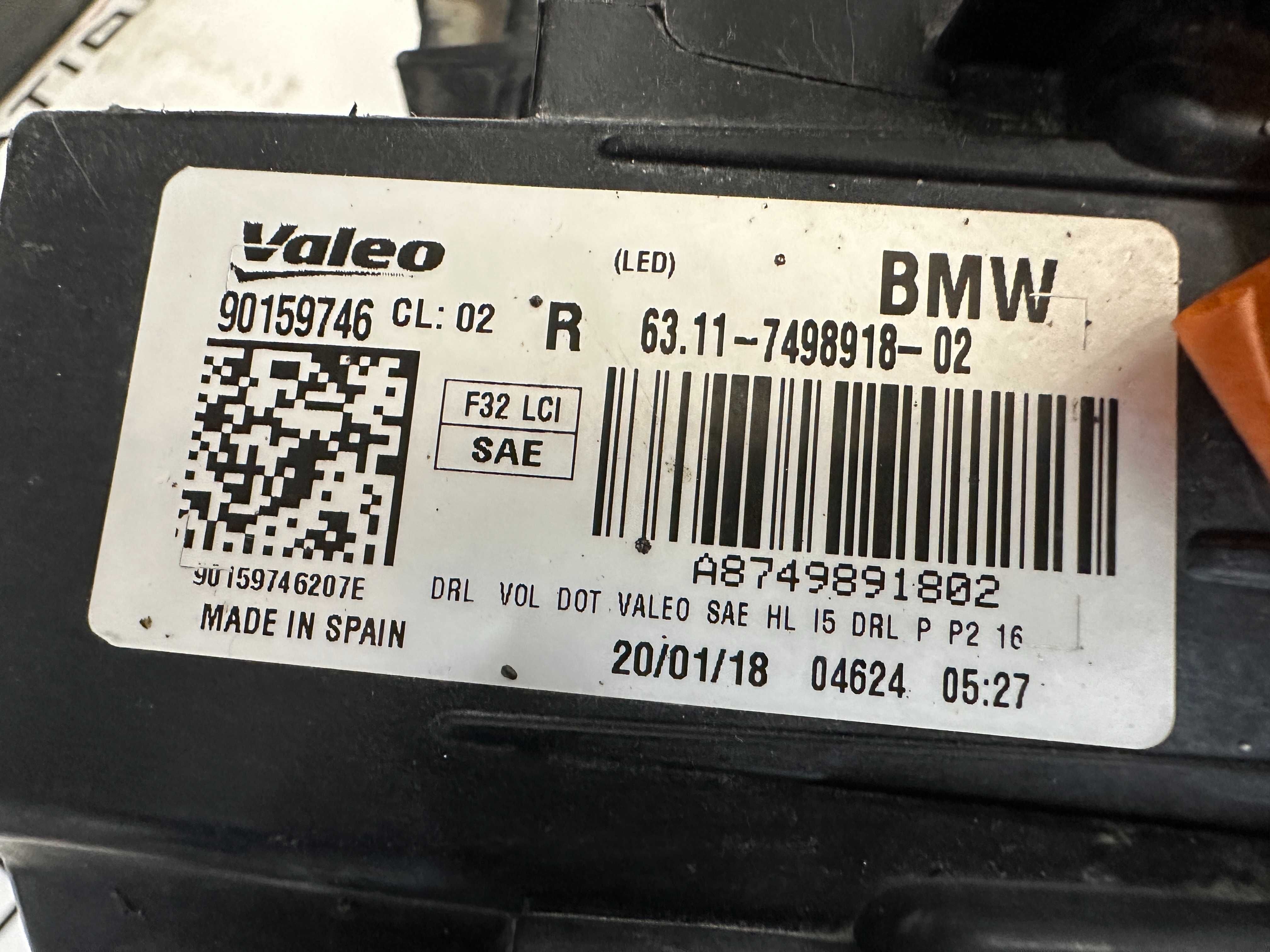 Фар Фарове десен BMW 4 F32 F33 F36 F80 F82 M3 M4 БМВ Ф32 Ф33 Ф36 LCI