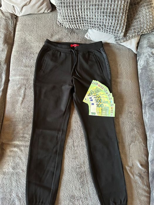 Pantaloni Guess Negrii
