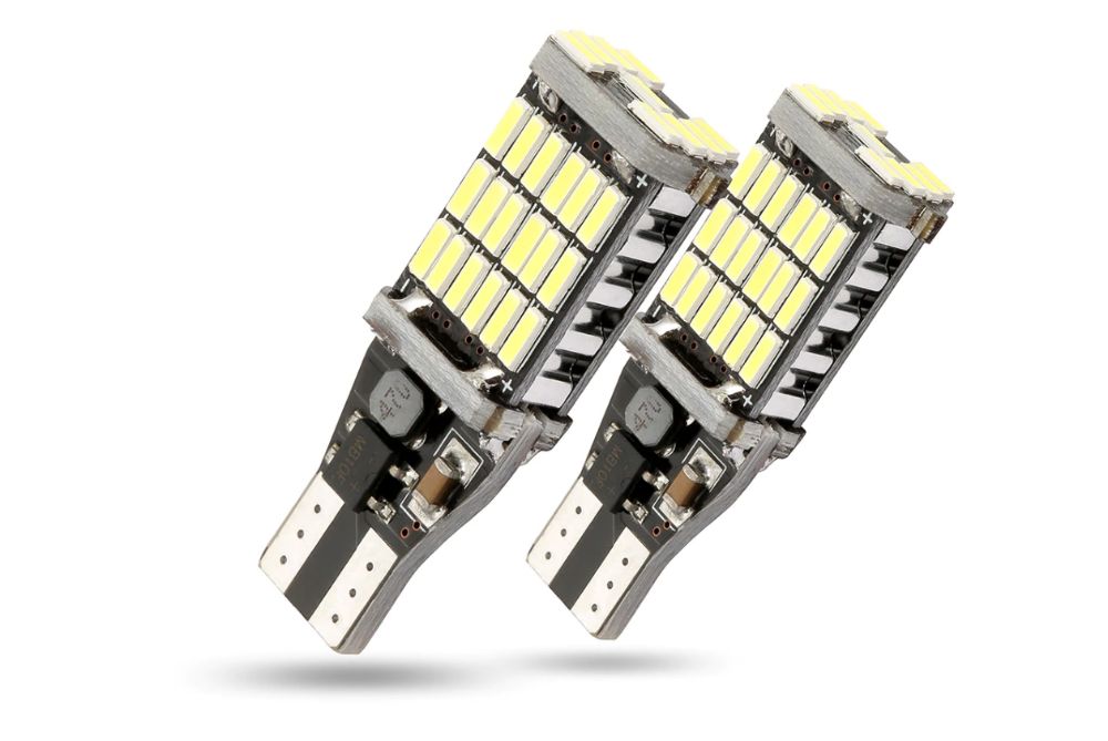 SET 2 Becuri canbus LED T15 W16W 4014 marsarier mers inapoi VW 45SMD