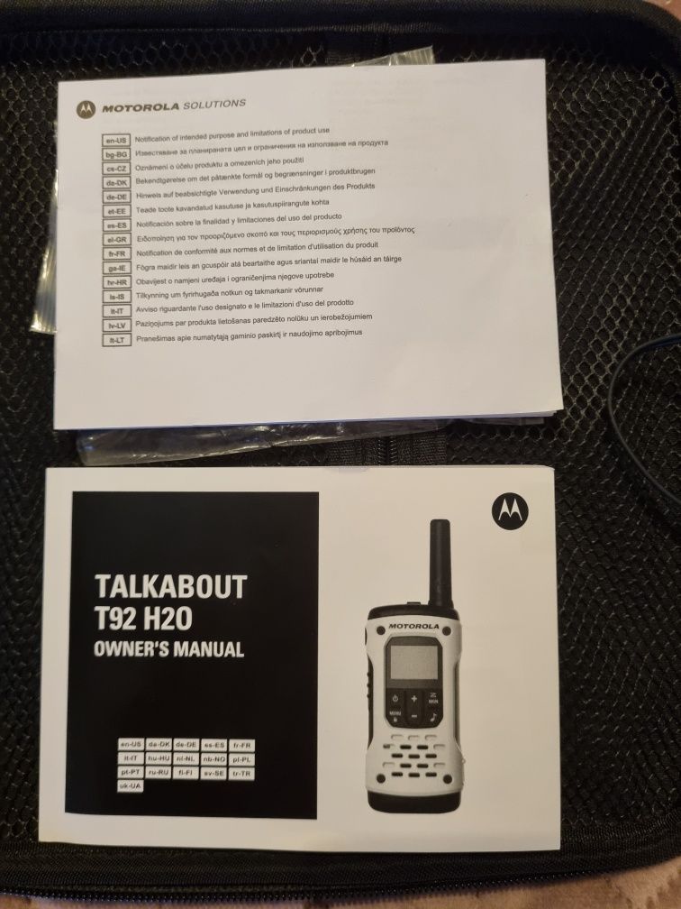 Set 2 statii radio Motorola T92 H2o