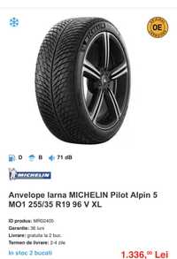 Set doua cauciucuri noi michelin Pilot Alpin 5 MO1 255 35r19 9)Vxl