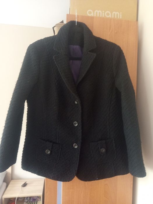 Дамско черно сако  46 размер