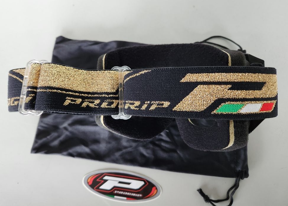 Нови Очила PROGRIP Мото Крос АТВ Златисти Светлочувствителна плака