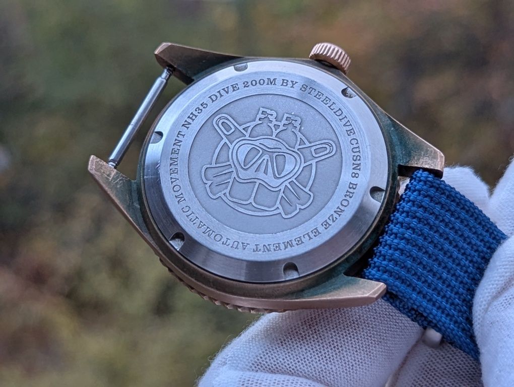 Steeldive SD1965S Bronze Diver - Oris 65 Carl Brashear Edition Homage