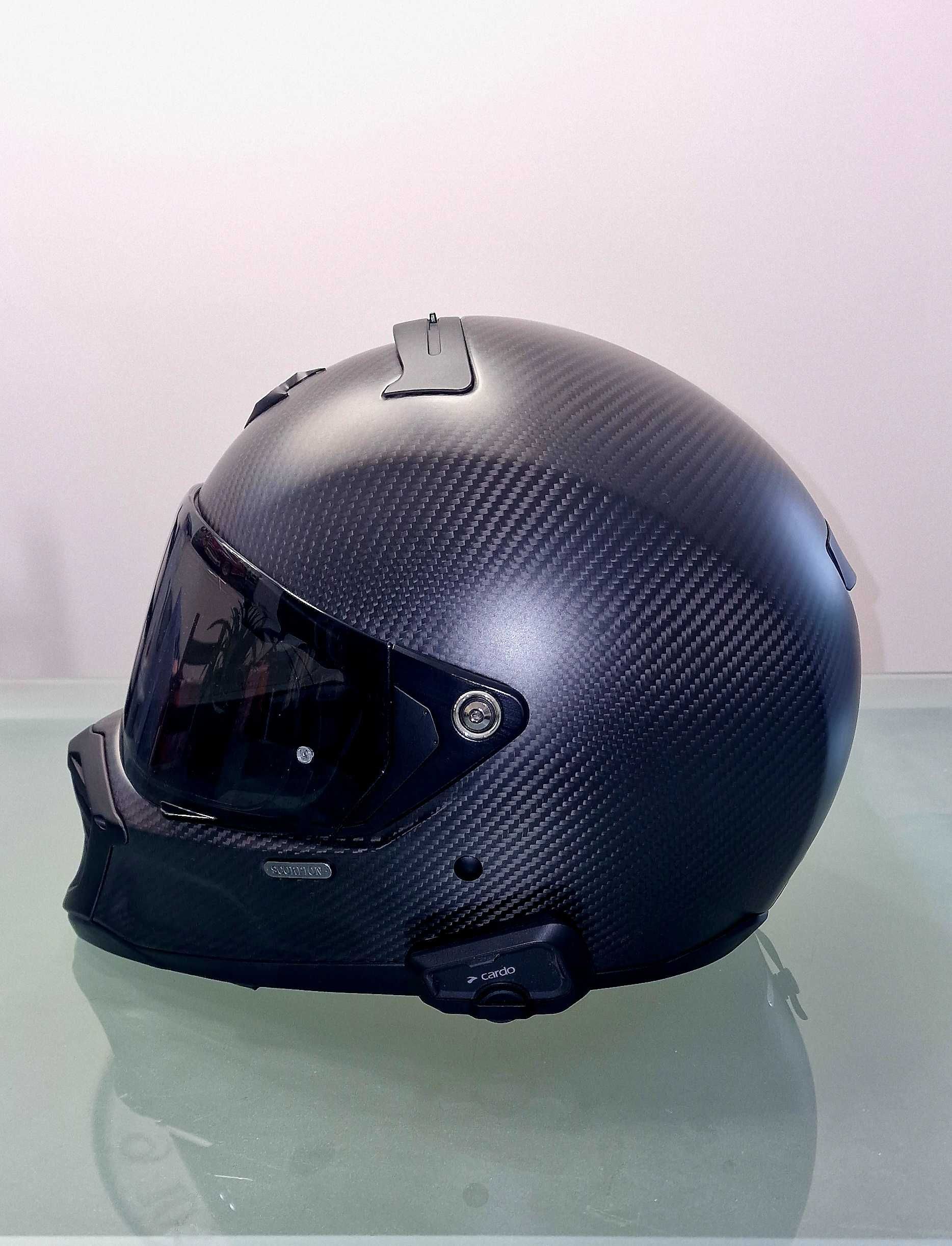 Casca Moto Scorpion EXO-HX1 Carbon Negru Mat.