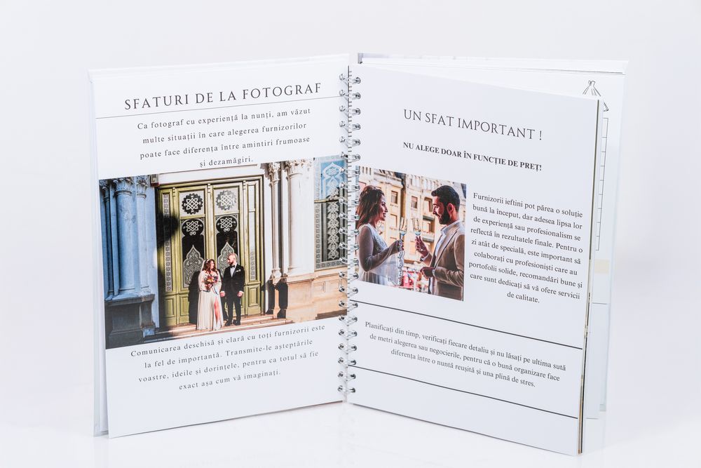 Planner nuntă – agenda completă pentru organizarea nunții tale