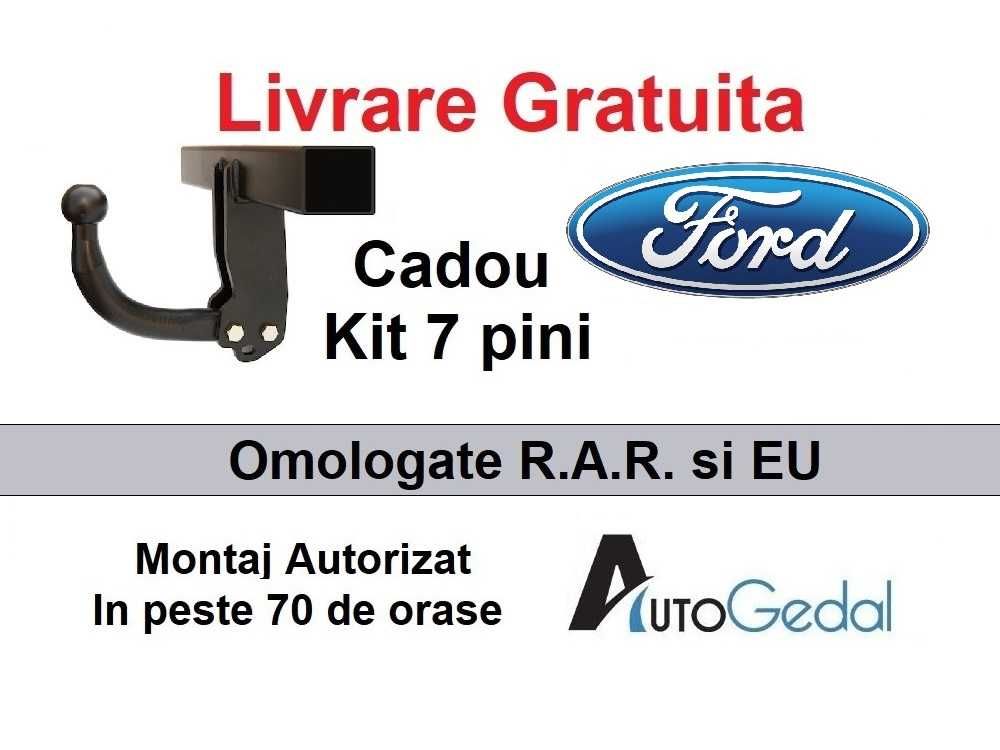 Carlig Remorcare Ford Fiesta 2008 - 2017 - Omologat RAR si EU