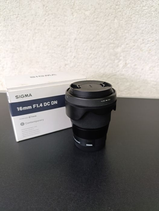 obiectiv sigma 16 mm f 1.4 montura sony e mount