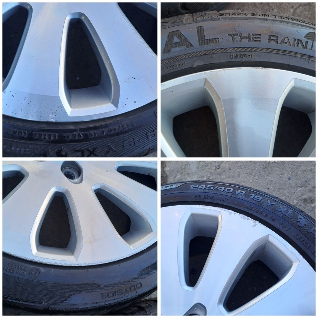19" 5Х120мм Опел Инсигния, 5x120mm Opel Insignia с гуми 245/40/19