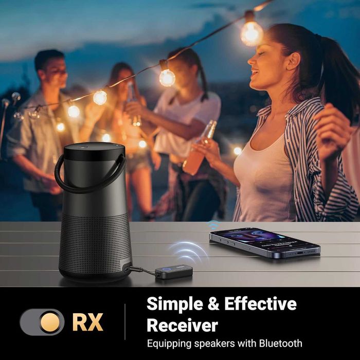 UGREEN Adaptor transmițător Bluetooth 5.2,Airpod,căști duble,2-în-1