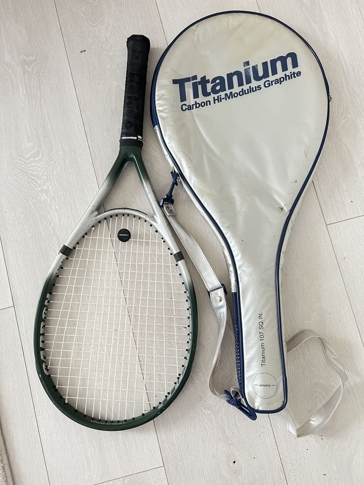 Тенис ракета + калъф - Titanium Carbon Hi-Moduls Craphite