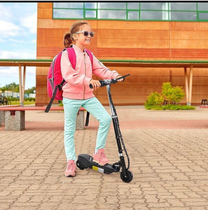 HOMCOM trotineta electrica, pentru copii, 74x36x73-91cm,accept schimb