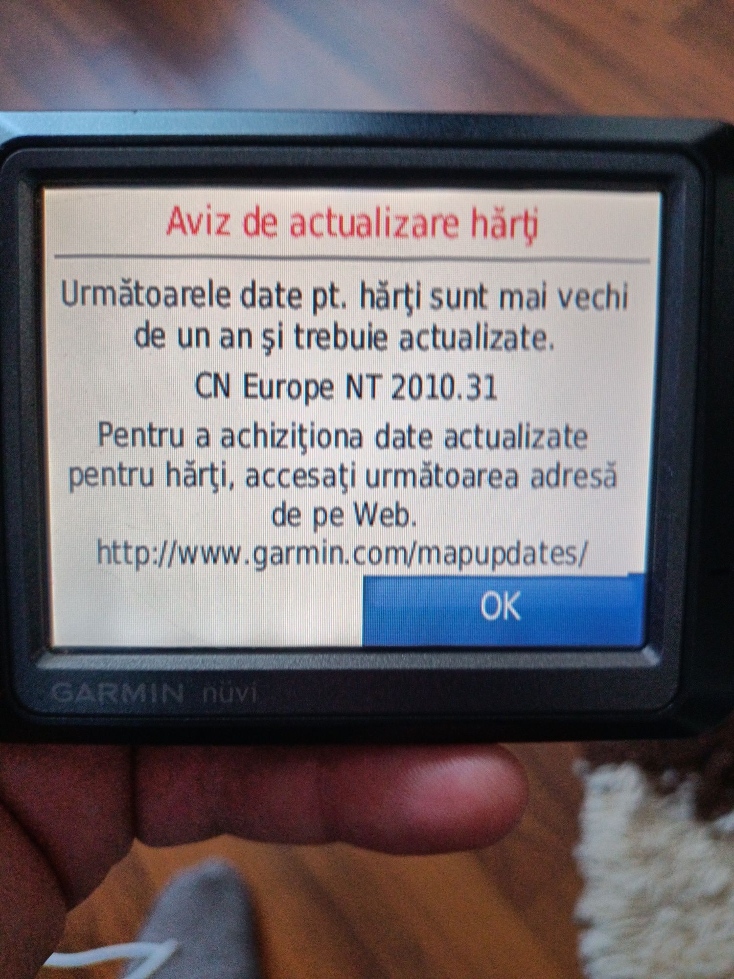 Gps Garmin fara suport