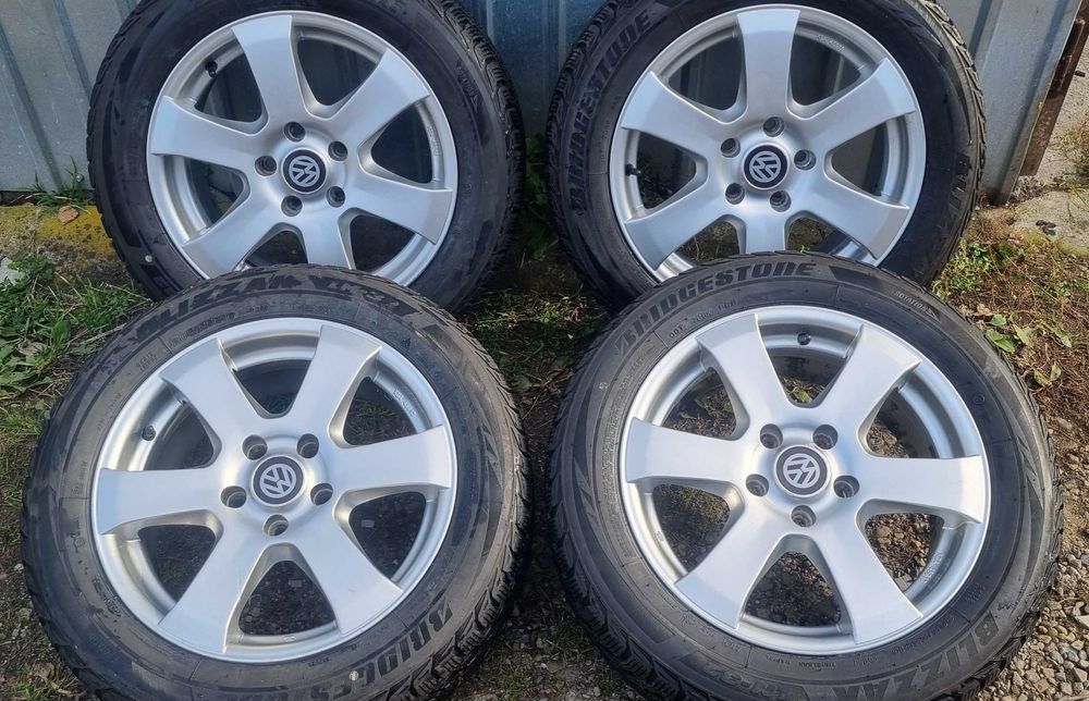 jante vw golf, vw passat, vw touran, vw caddy, cu anvelope 205/55/16