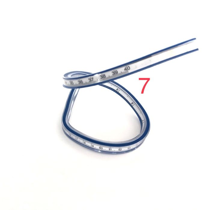 Пластмасови шивашки кривки, линия, метър, шаблон за моделиране, кривка