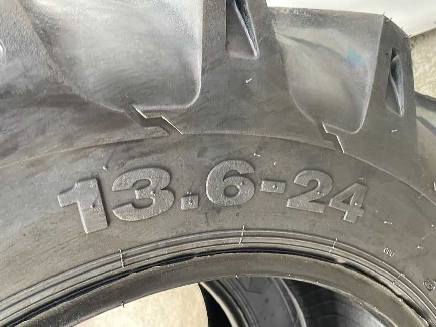 Anvelope noi 13.6-24 cu 12 pliuri marca OZKA pentru tractor fata