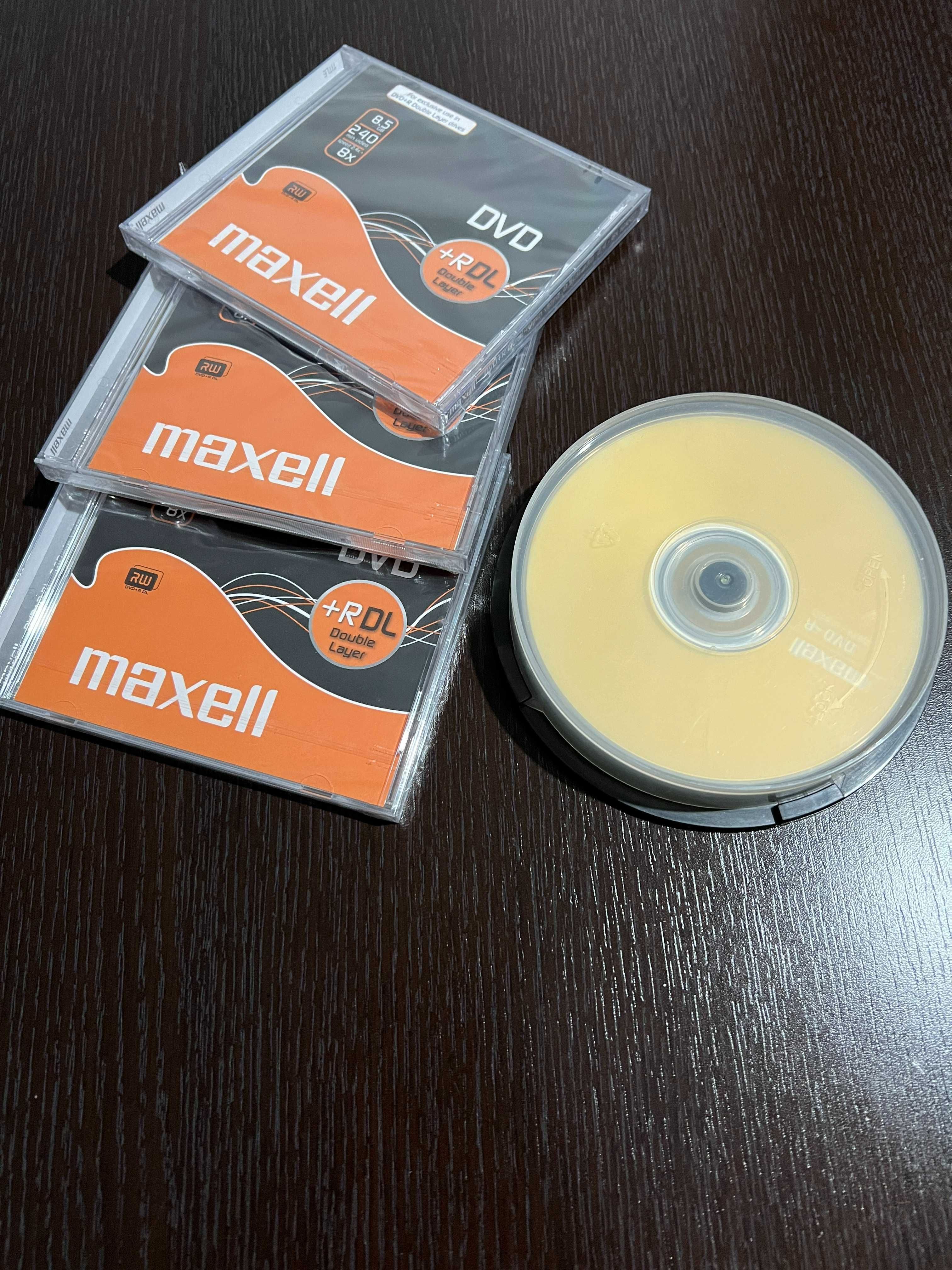 Set Maxell 10 x DVD-R 120min 4.7GB 16x + 3 x DVD-R 240min 8.5GB 8x Noi