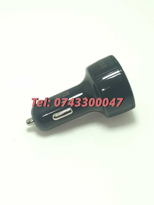 Incarcator Masina Auto 4 Porturi Bricheta Usb Qc Incarcare Rapida