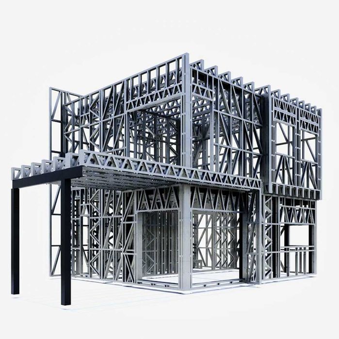 ЛСТК каркасные дома под ключ. Проектирование + производство + монтаж