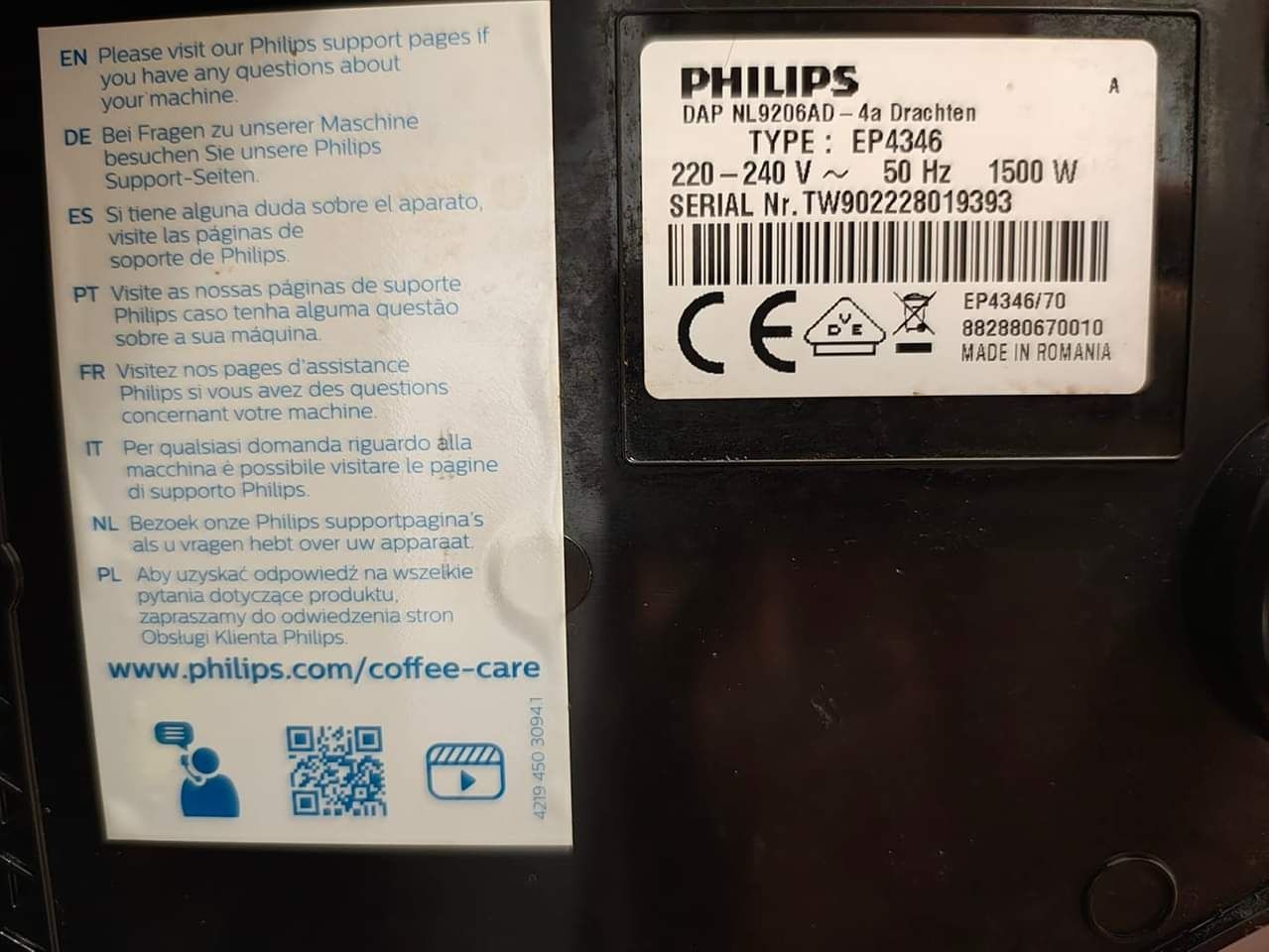 Кафе автомат PHILIPS EP4346/70