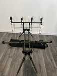 Set Rod Pod 4 posturi EastShark + Set 4 Senzori SAIMINO + 4 Swingheri