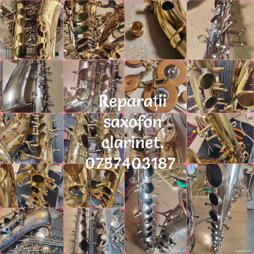 Reparații saxofon clarinet Botoșani