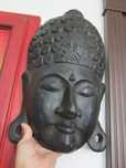 cadou rar feng shui Buddha Young Zen sculptura lemn mare
