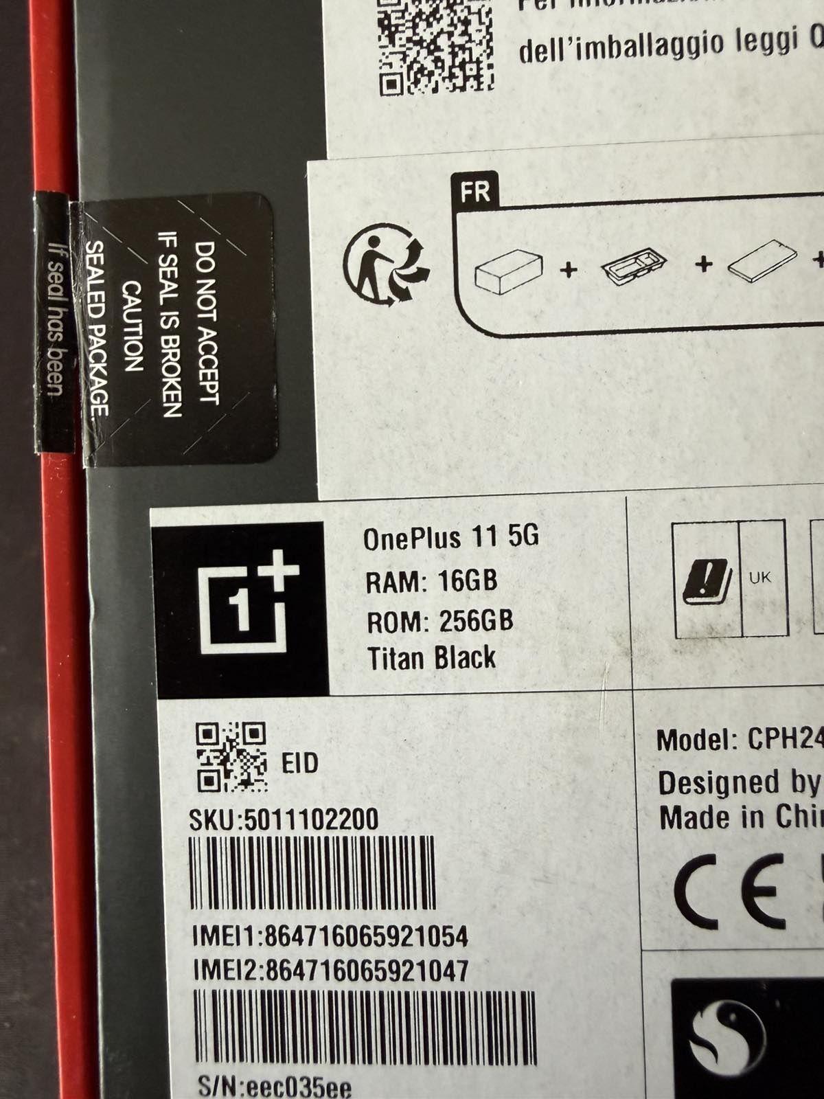 Телефон OnePlus 11, 256GB