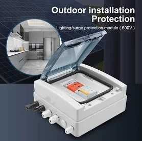 Щит в сборе с DC и УЗИП на 1 стринг | Гарантия 5 лет | Доставка KZ/RU