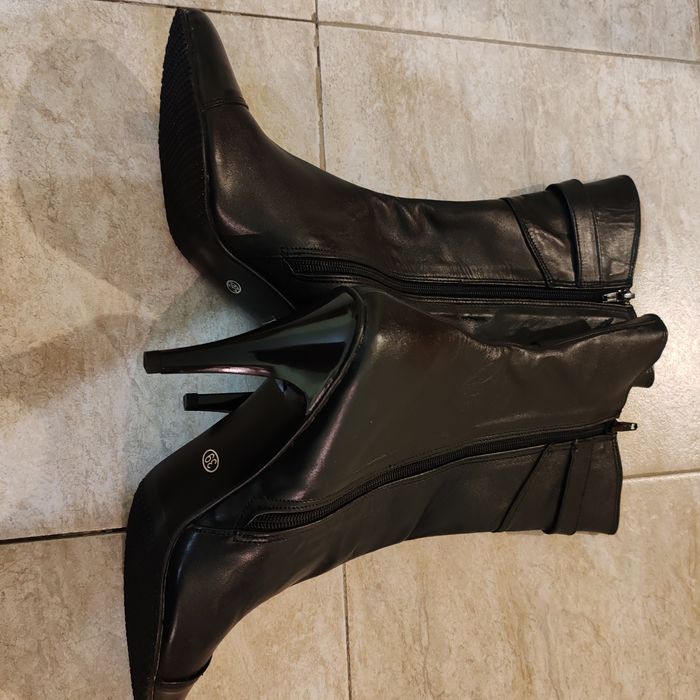 Дамски боти, естествена кожа, 39 номер