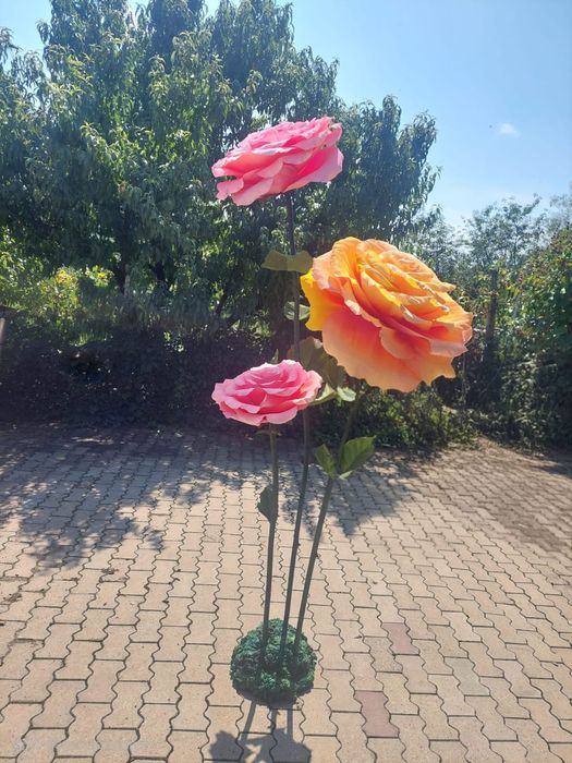 Flori uriașe din hartie creponata/ arcada florala pentru evenimente