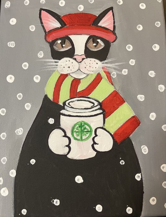 Котки - акрил 13/8