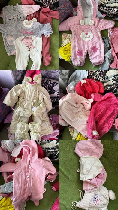 Большой пакет вещей на девочку