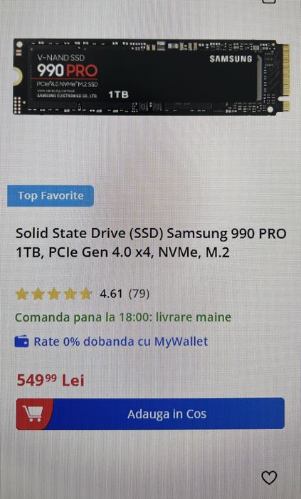 SSD M.2 Samsung 1TB