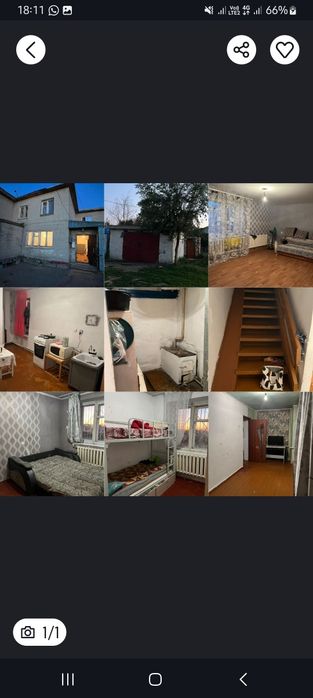 Продам часть дома, комнат 4,Поселок Ленинскии Павлодарскии обл.