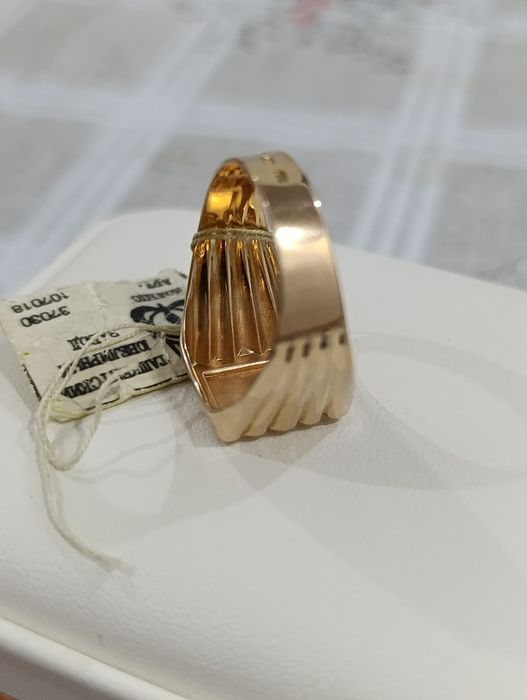 Советская заводская Мужское золотое кольцо, Проба  583, вес 5,88 р 21