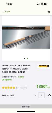 Lanseta Sportex Xclusive feeder Nt Medium light, 3,90 m, 60-120gr