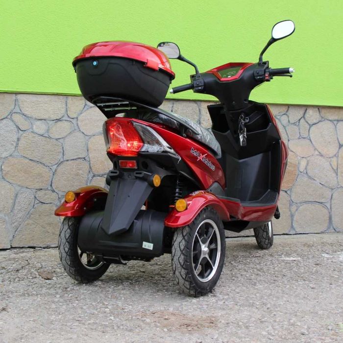 Електрическа Триколка-Скутер MAX SPORT 1500W RED