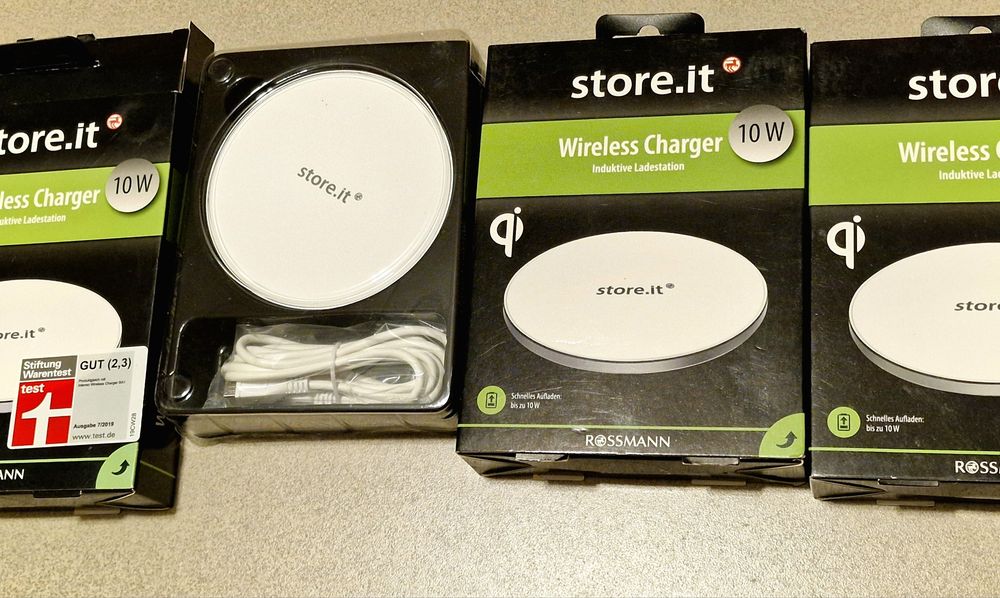 Incarcator wireless Samsung Huawei iPhone original German Rossmann 10W