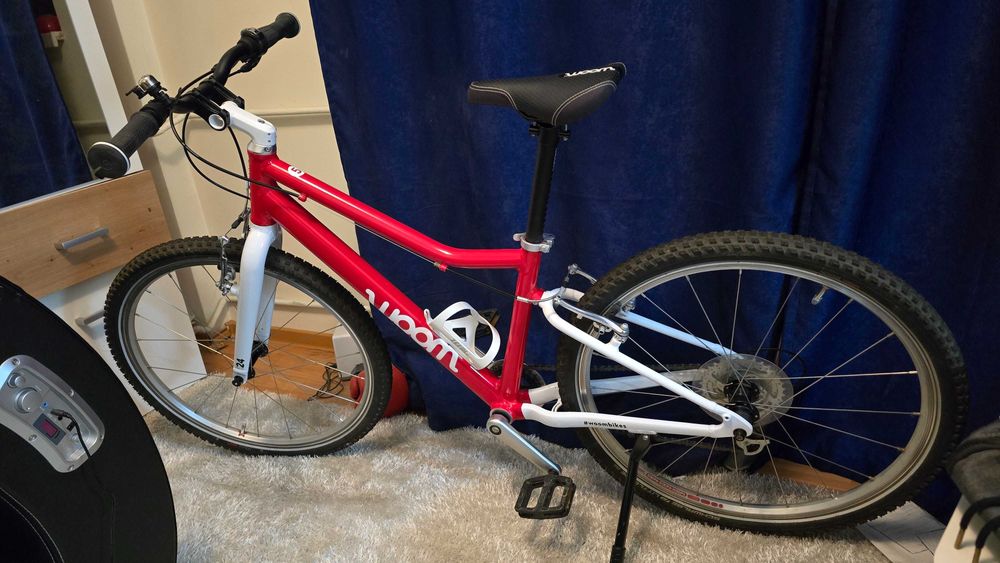 Bicicleta copii Woom 5 Original Rosu + alb